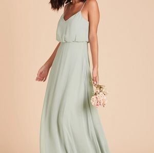 Birds Grey Sage Dress